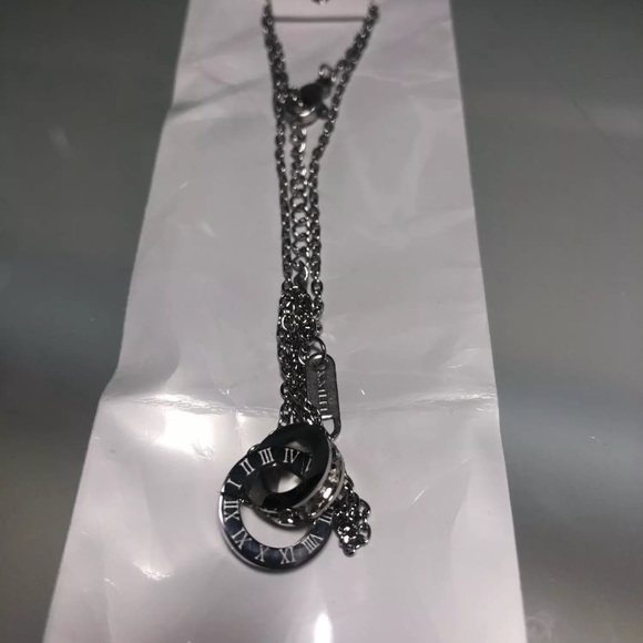 Dainty Numerals  Fashion Buckle Designer Casual Chic Necklace Basic Layered - Picture 12 of 16